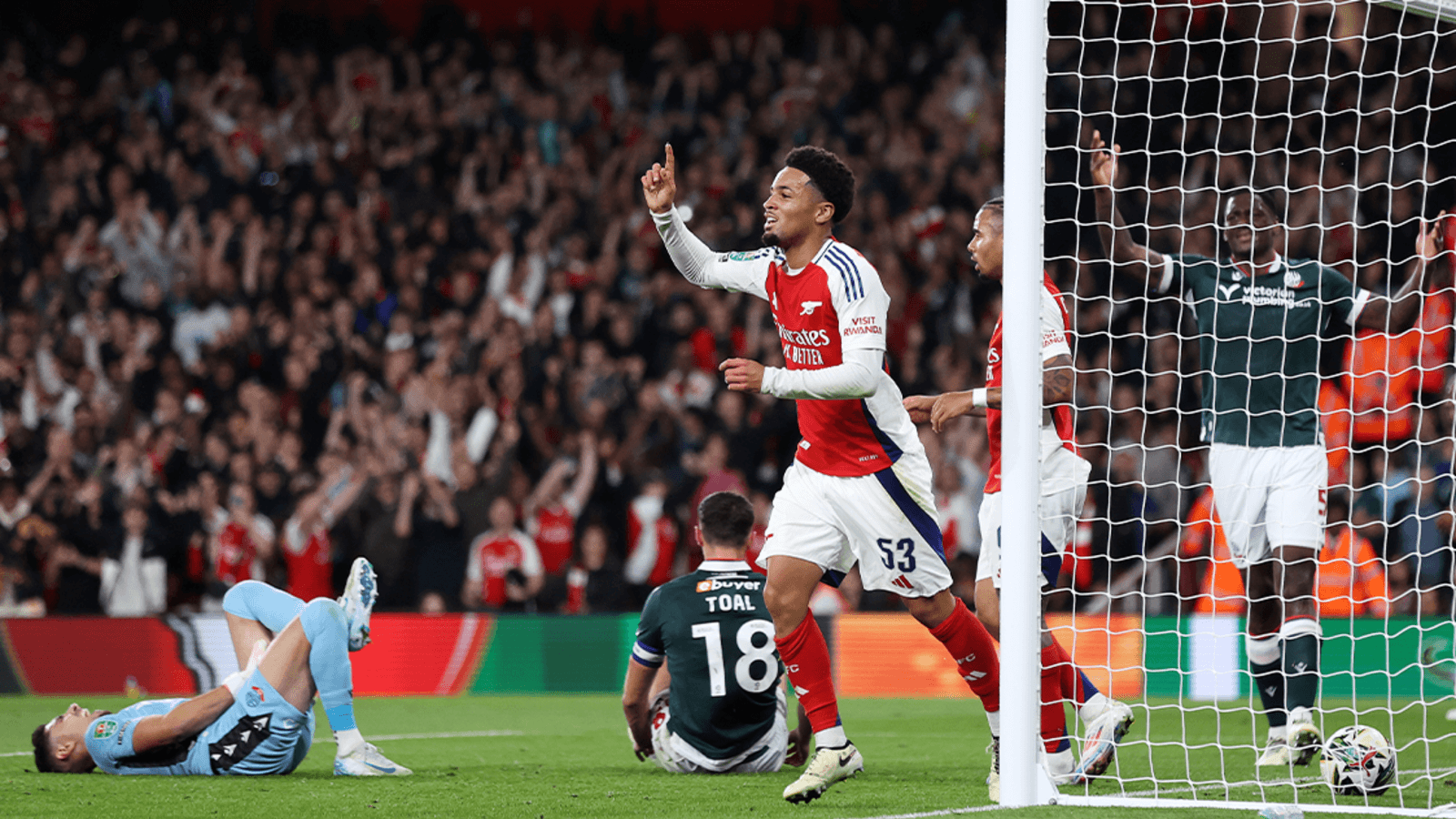 Éclat d’Ethan Nwaneri : Arsenal triomphe 5-1 contre Bolton en Carabao Cup